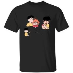 Ponyo And Sosuke Sketch T Shirt -Ghibli Shop redirect05302021150528 2