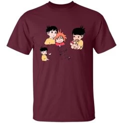 Ponyo And Sosuke Sketch T Shirt -Ghibli Shop redirect05302021150528 5 1