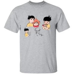 Ponyo And Sosuke Sketch T Shirt -Ghibli Shop redirect05302021150528 8