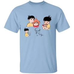 Ponyo And Sosuke Sketch T Shirt -Ghibli Shop redirect05302021150528 9