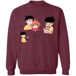 Ponyo And Sosuke Sketch Sweatshirt -Ghibli Shop redirect05302021150540 3