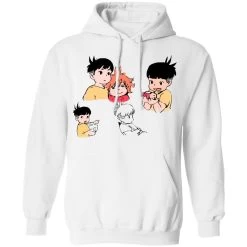 Ponyo And Sosuke Sketch Hoodie -Ghibli Shop redirect05302021150559 1