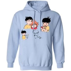 Ponyo And Sosuke Sketch Hoodie -Ghibli Shop redirect05302021150559 5