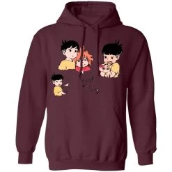 Ponyo And Sosuke Sketch Hoodie -Ghibli Shop redirect05302021150559 7 1