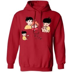 Ponyo And Sosuke Sketch Hoodie -Ghibli Shop redirect05302021150559 8