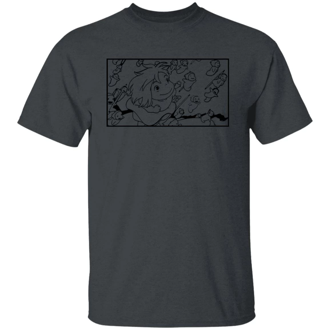Ponyo – Freedom Sketch T Shirt 13 Ponyo – Freedom Sketch T Shirt - Image 11