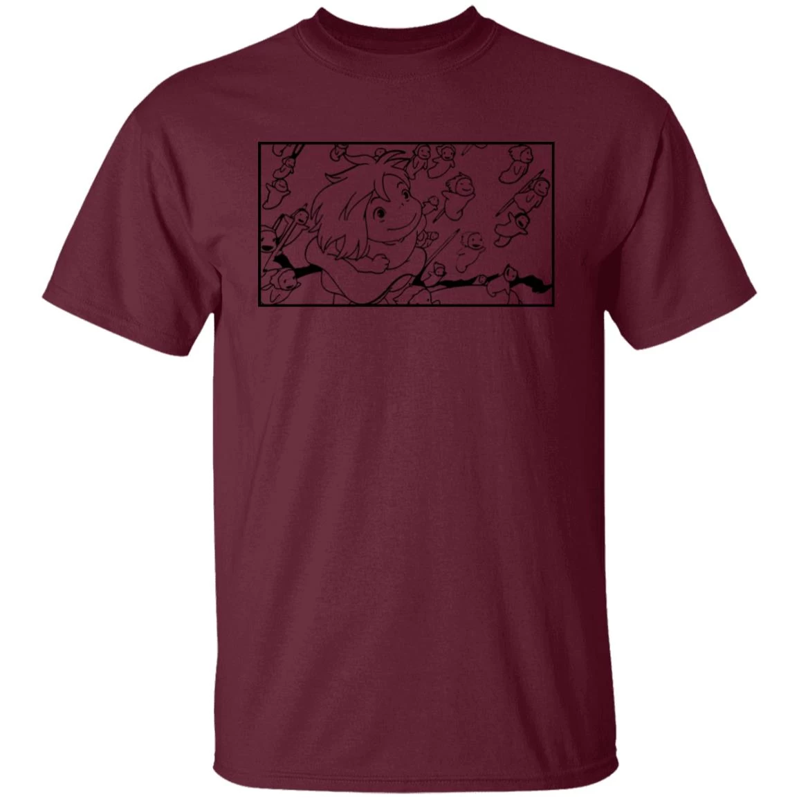 Ponyo – Freedom Sketch T Shirt 8 Ponyo – Freedom Sketch T Shirt - Image 6