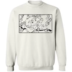 Ponyo – Freedom Sketch Sweatshirt -Ghibli Shop redirect06032021150636 1 1