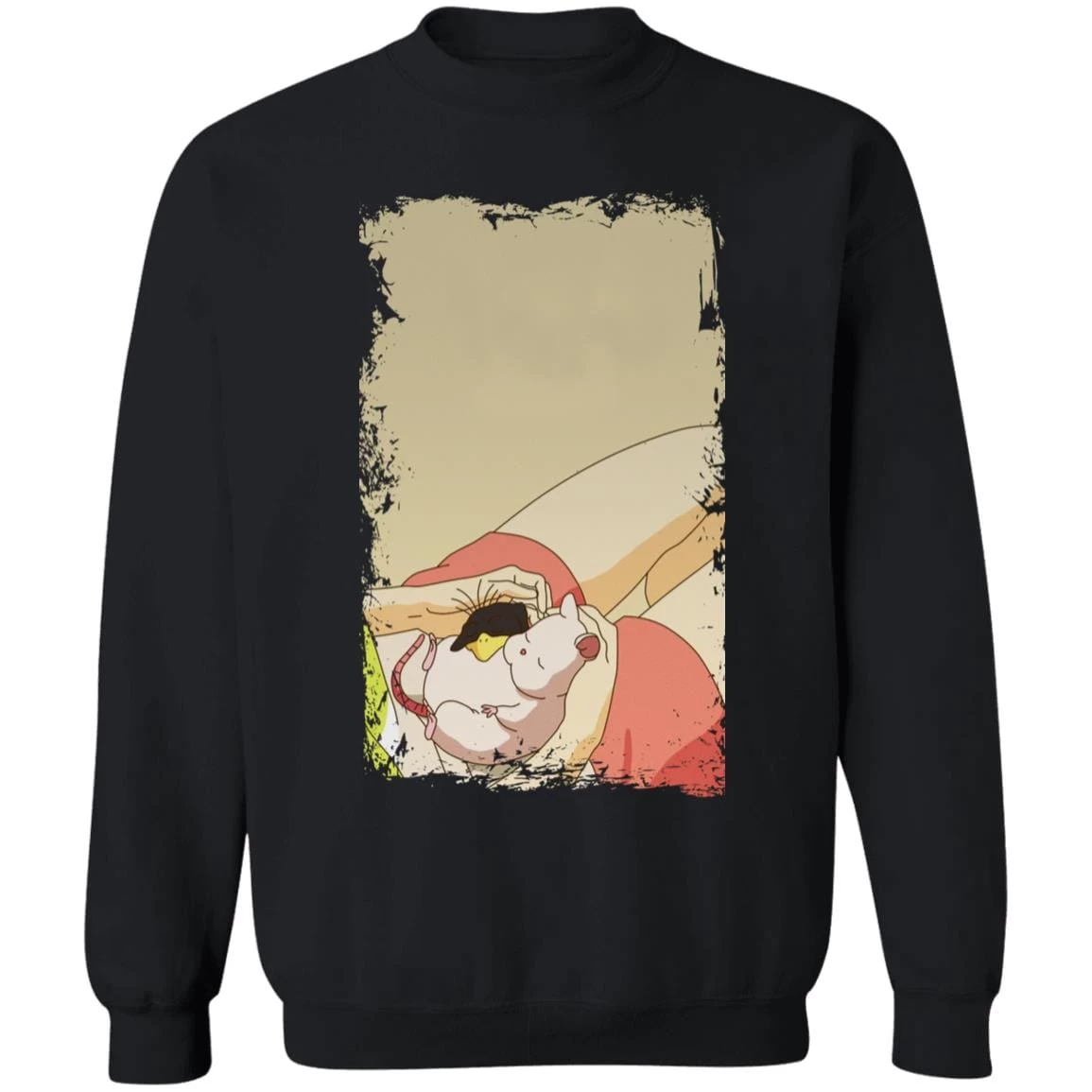 Spirited Away – Sleeping Boh Mouse Sweatshirt 12 Spirited Away – Sleeping Boh Mouse Sweatshirt - Image 10