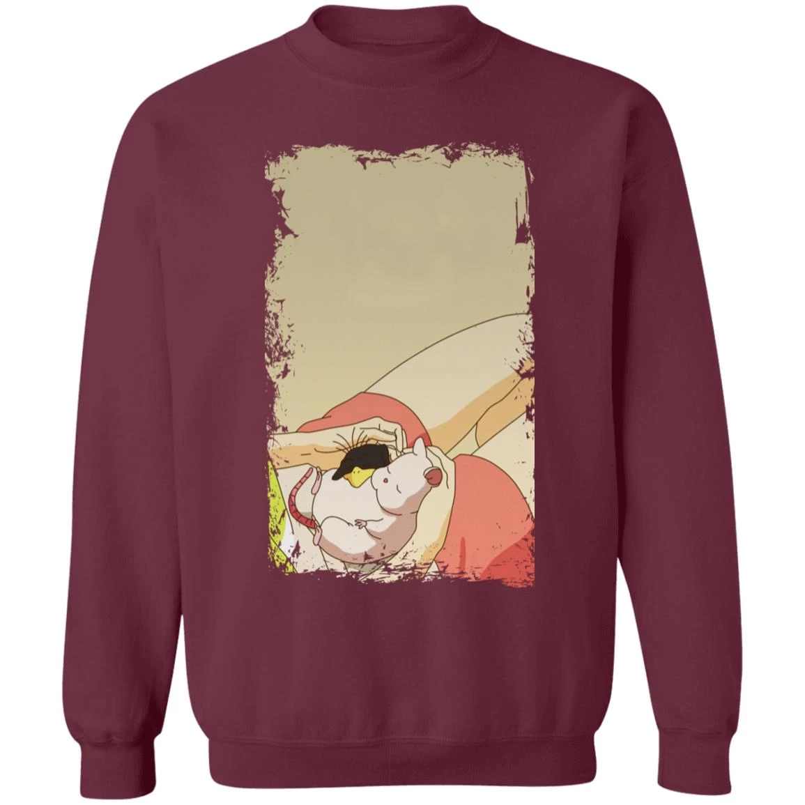 Spirited Away – Sleeping Boh Mouse Sweatshirt 16 Spirited Away – Sleeping Boh Mouse Sweatshirt - Image 14
