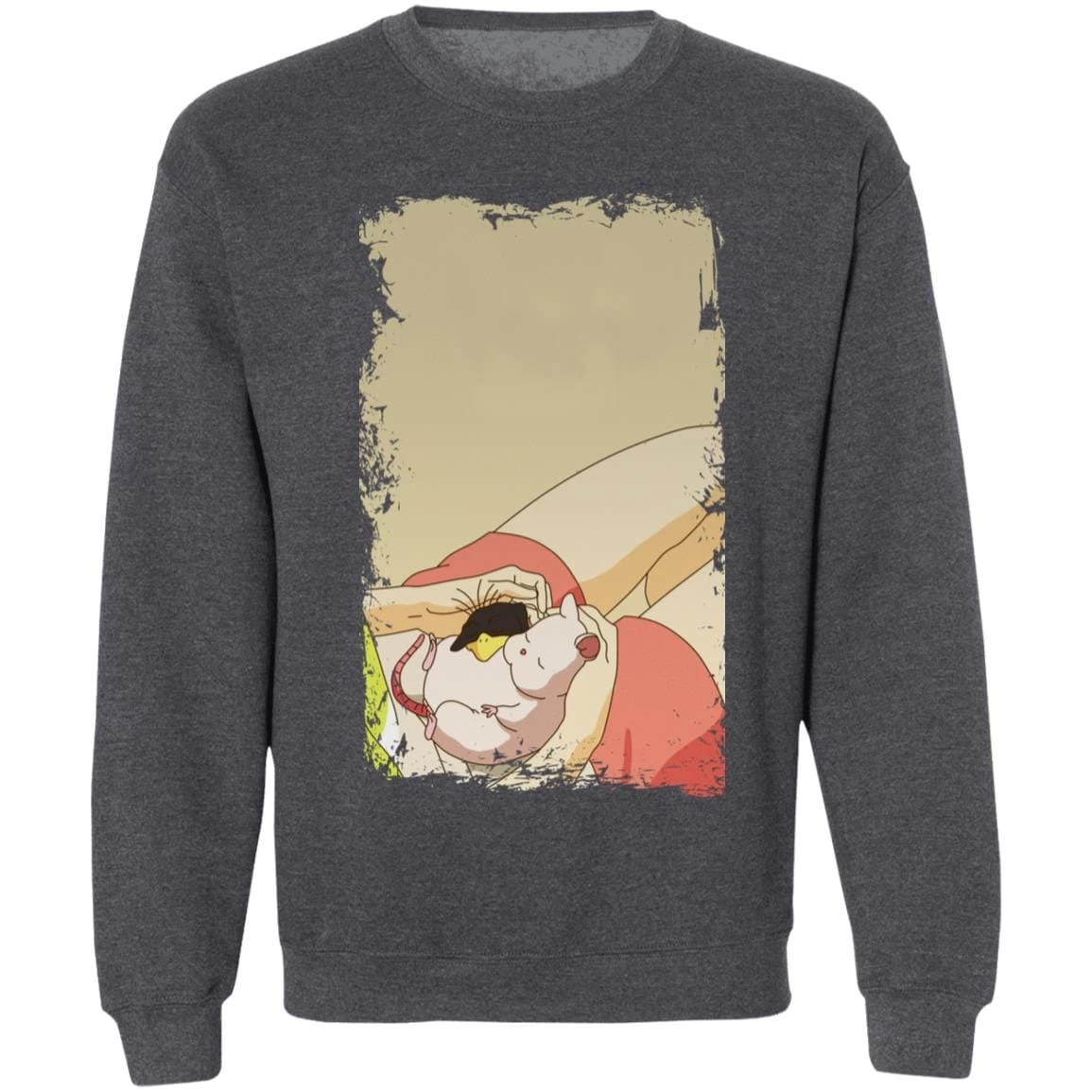 Spirited Away – Sleeping Boh Mouse Sweatshirt 13 Spirited Away – Sleeping Boh Mouse Sweatshirt - Image 11