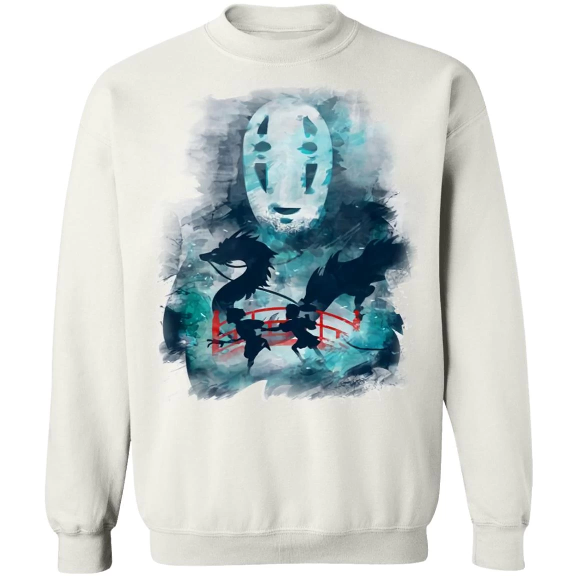 Spirited Away Water Color Sweatshirt 20 Spirited Away Water Color Sweatshirt - Image 18