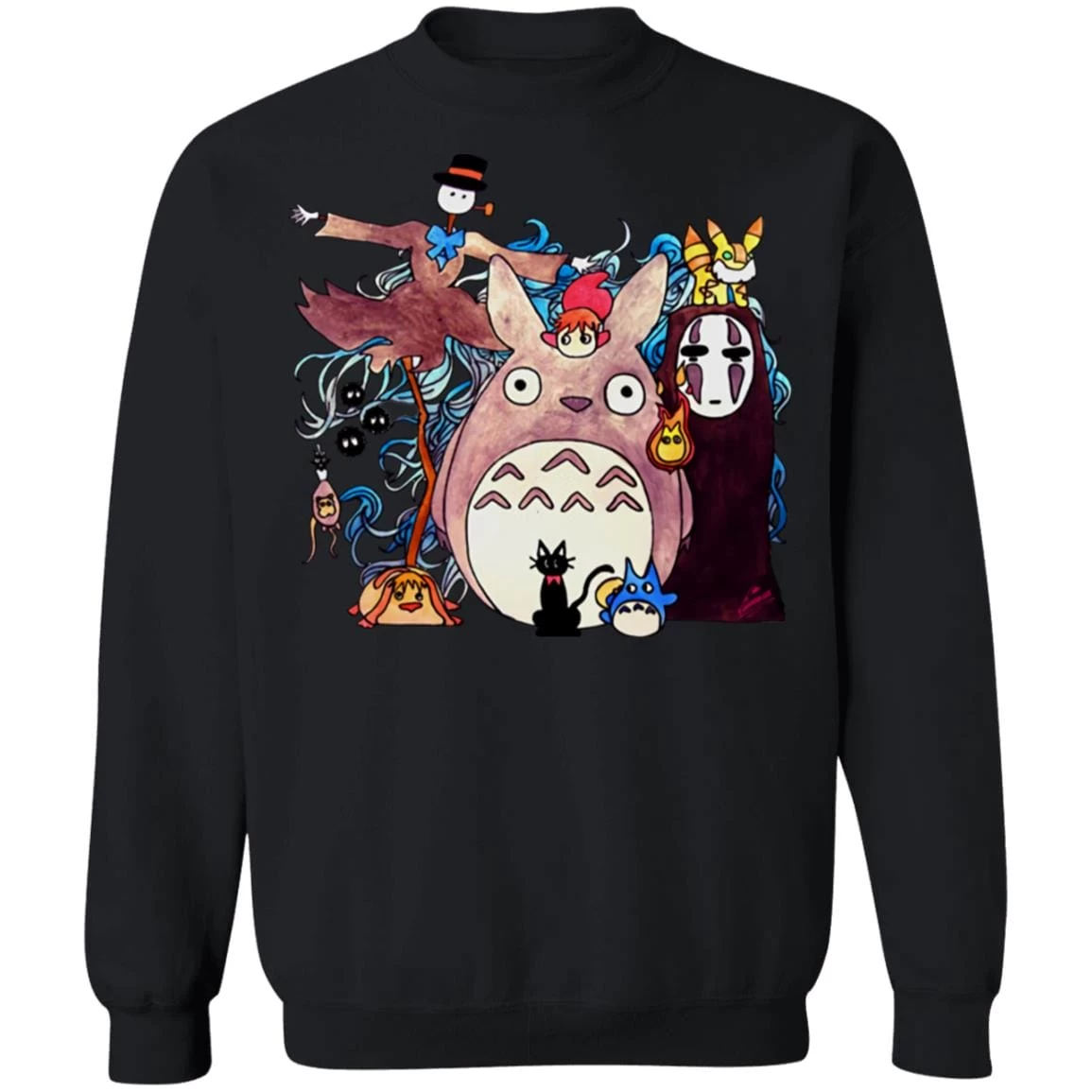 Studio Ghibli Characters Sweatshirt 5 Studio Ghibli Characters Sweatshirt - Image 3