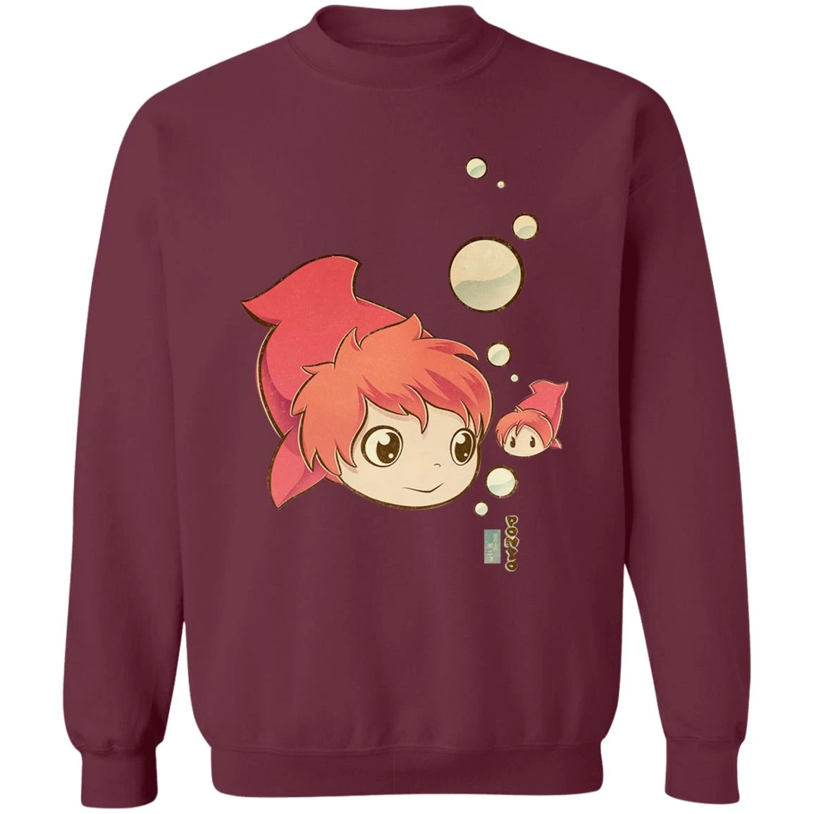 Ponyo Chibi Sweatshirt 6 Ponyo Chibi Sweatshirt - Image 4