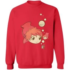 Ponyo Chibi Sweatshirt 35 Ponyo Chibi Sweatshirt -Ghibli Shop redirect06302021150604 5 1