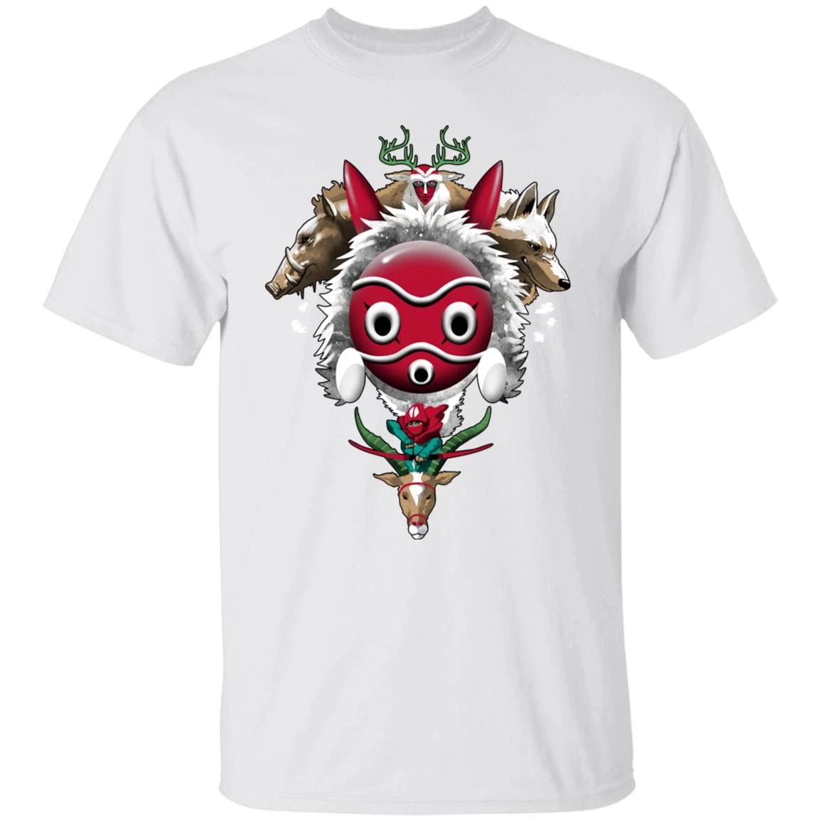 Princess Mononoke – The Forest Protectors T Shirt 4 Princess Mononoke – The Forest Protectors T Shirt - Image 2