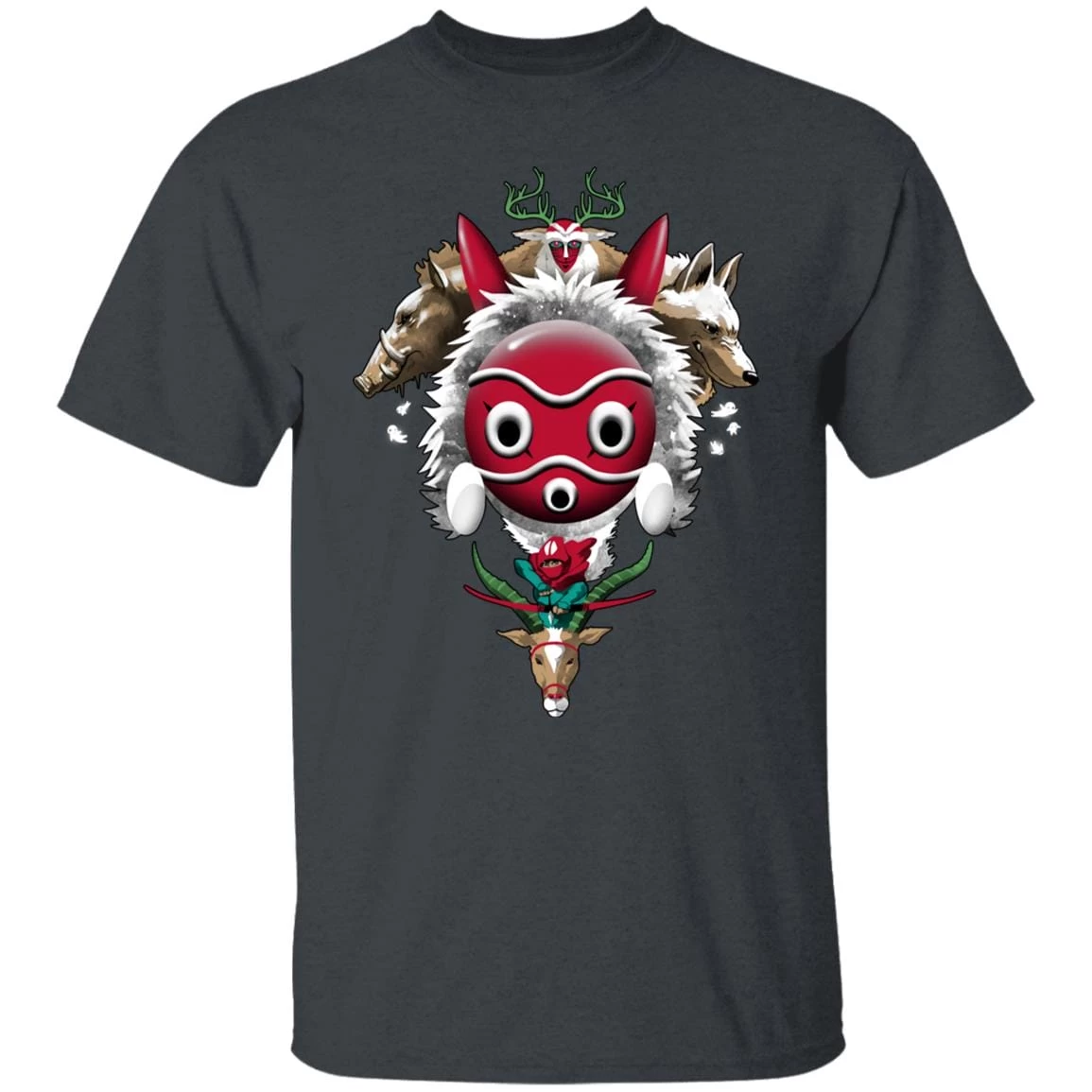Princess Mononoke – The Forest Protectors T Shirt 6 Princess Mononoke – The Forest Protectors T Shirt - Image 4