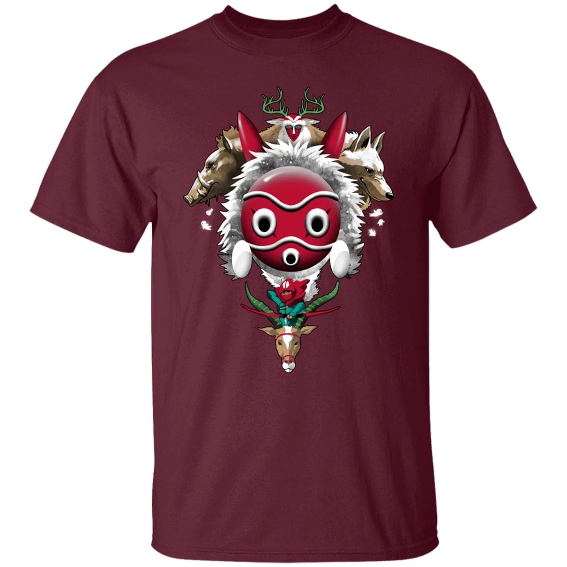 Princess Mononoke – The Forest Protectors T Shirt 8 Princess Mononoke – The Forest Protectors T Shirt - Image 6