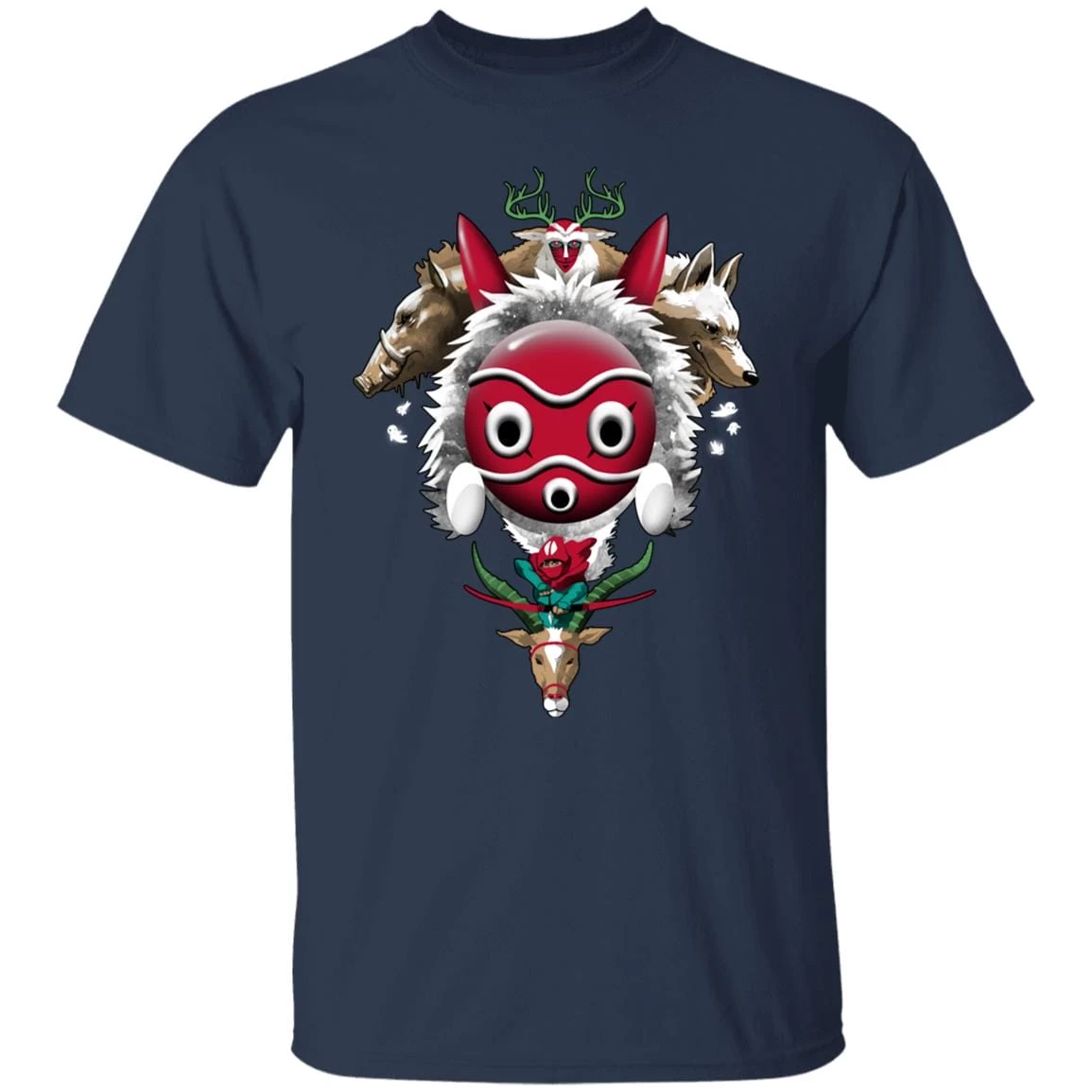 Princess Mononoke – The Forest Protectors T Shirt 9 Princess Mononoke – The Forest Protectors T Shirt - Image 7