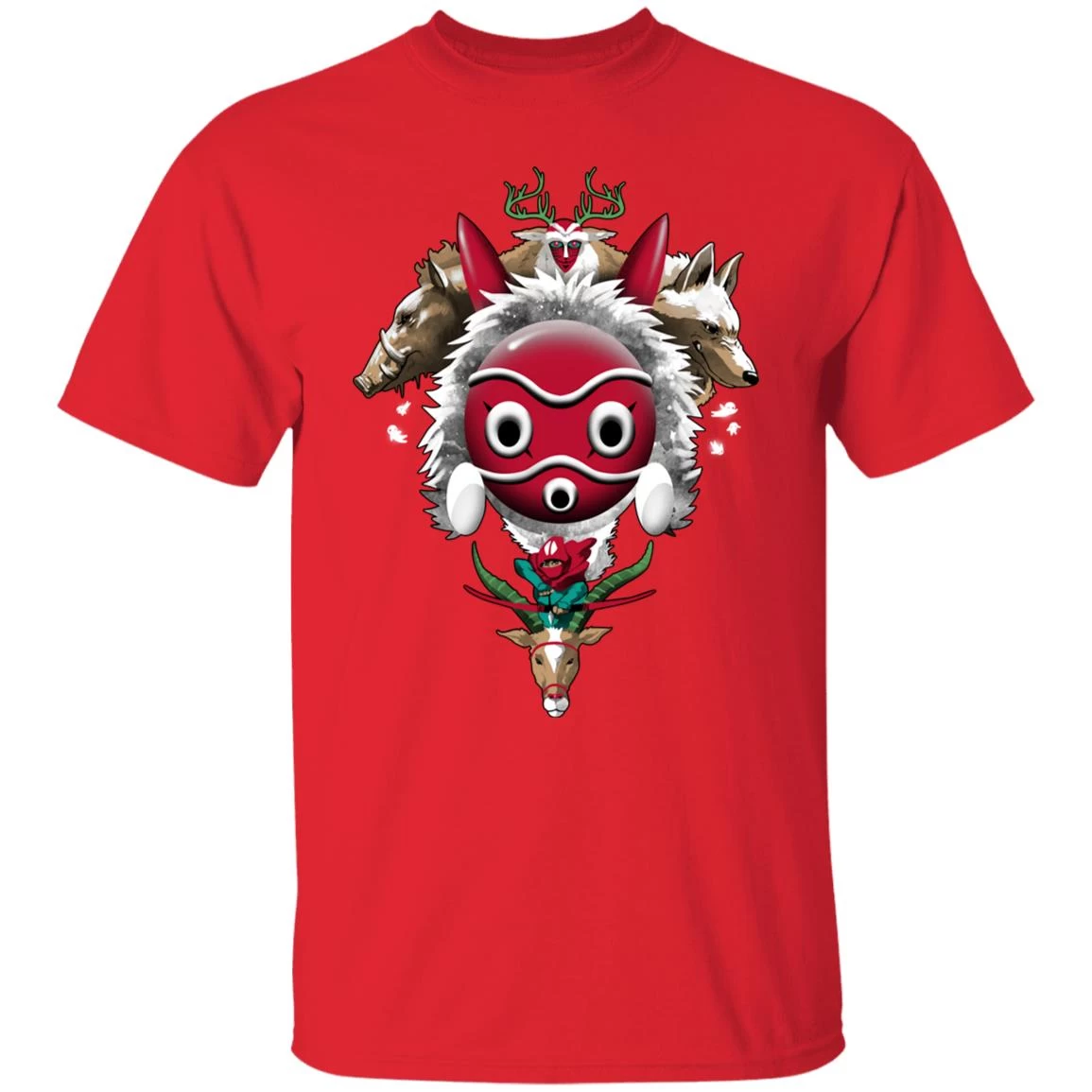 Princess Mononoke – The Forest Protectors T Shirt 10 Princess Mononoke – The Forest Protectors T Shirt - Image 8