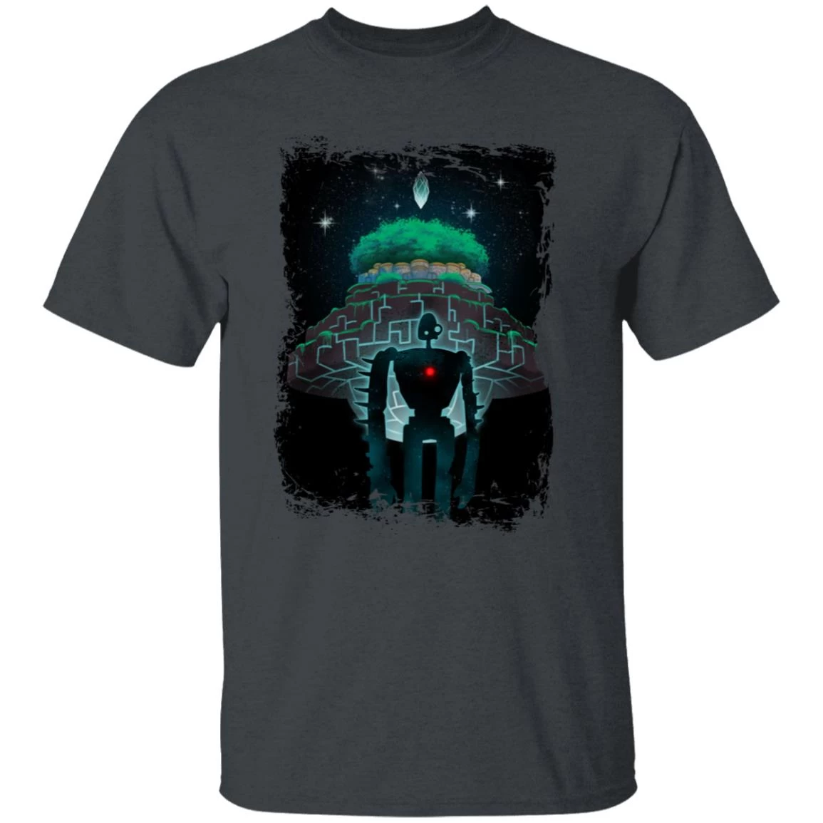 Laputa: Castle In The Sky Night Time T Shirt 6 Laputa: Castle In The Sky Night Time T Shirt - Image 4
