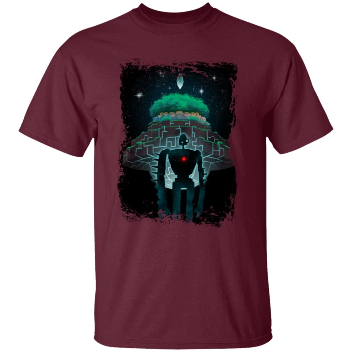 Laputa: Castle In The Sky Night Time T Shirt 8 Laputa: Castle In The Sky Night Time T Shirt - Image 6