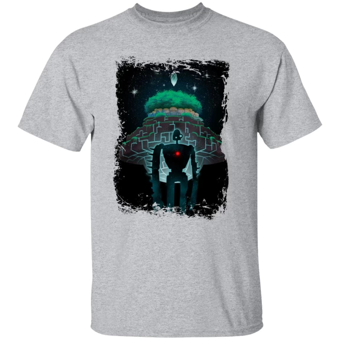Laputa: Castle In The Sky Night Time T Shirt 19 Laputa: Castle In The Sky Night Time T Shirt - Image 17