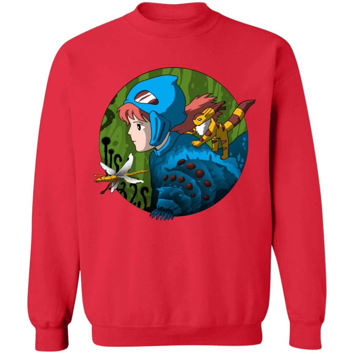 Nausicaa Of The Valley Of The Wind Sweatshirt 8 Nausicaa Of The Valley Of The Wind Sweatshirt - Image 6