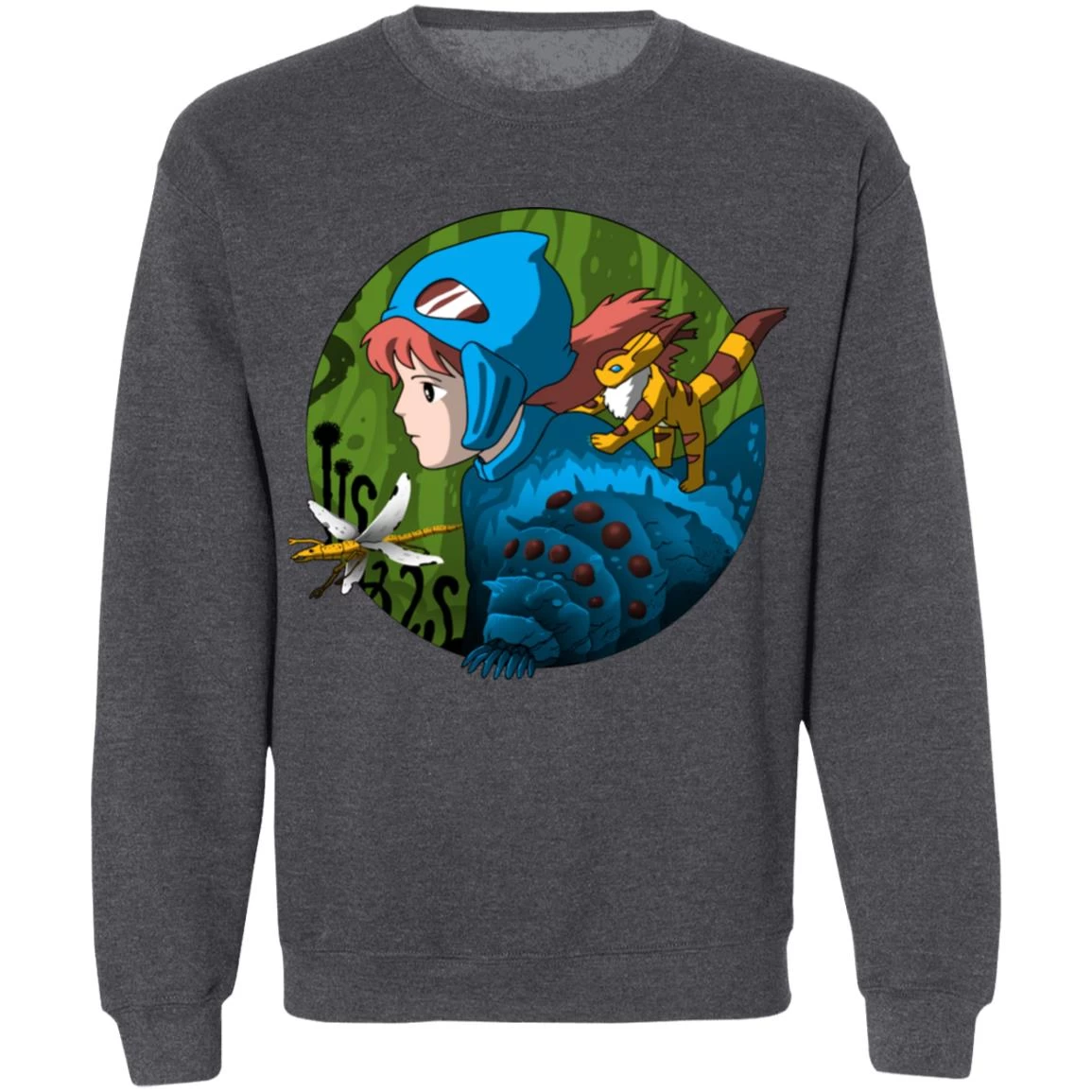 Nausicaa Of The Valley Of The Wind Sweatshirt 9 Nausicaa Of The Valley Of The Wind Sweatshirt - Image 7