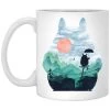 Totoro On The Line Lanscape Mug -Ghibli Shop redirect07122021140718