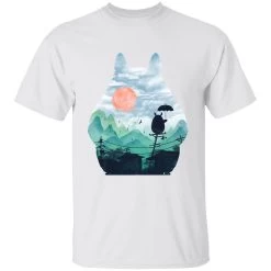 Totoro On The Line Lanscape T Shirt -Ghibli Shop redirect07122021140736 1 1