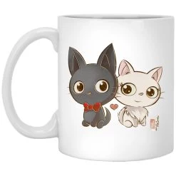 Kiki’s Delivery Service – Jiji And Lily Chibi Mug
