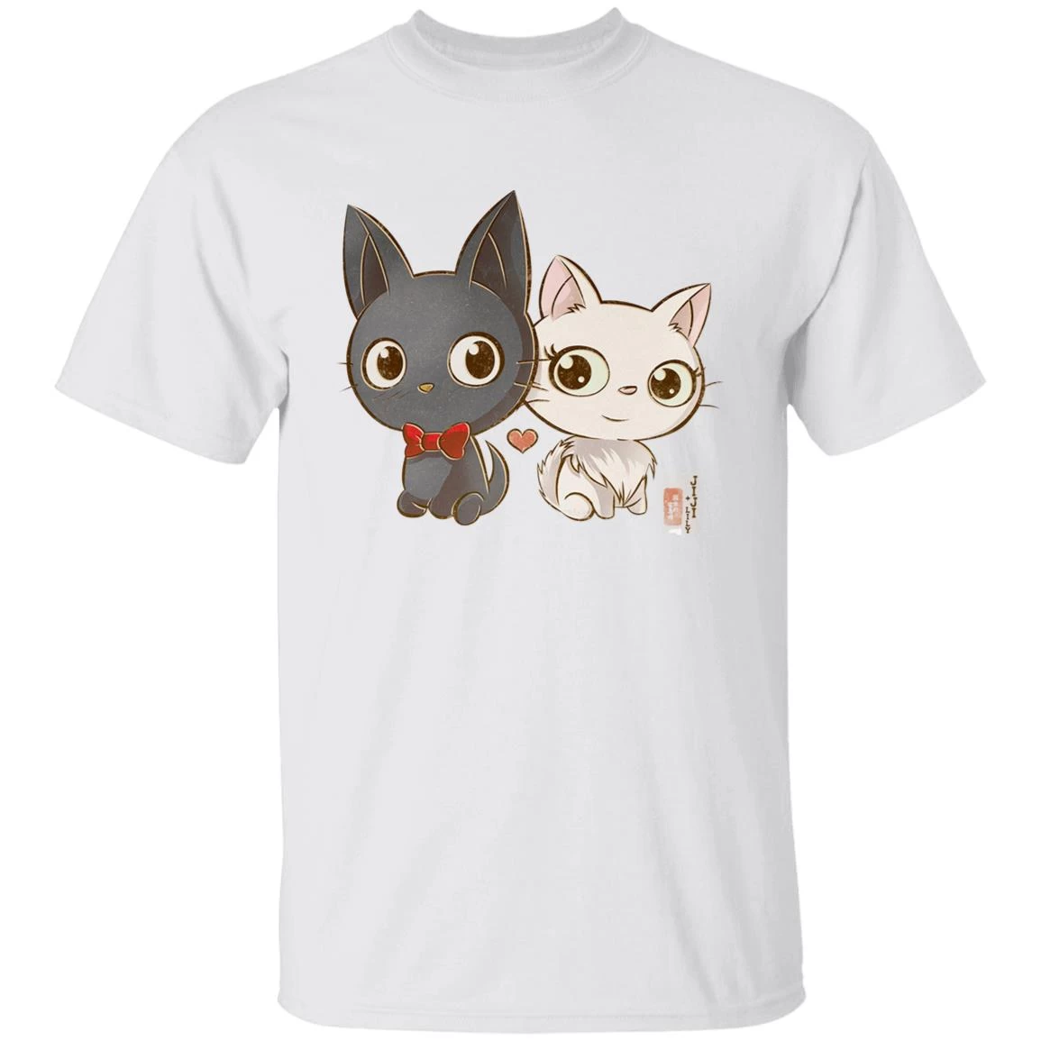 Kiki’s Delivery Service – Jiji And Lily Chibi T Shirt 20 Kiki’s Delivery Service – Jiji And Lily Chibi T Shirt - Image 18