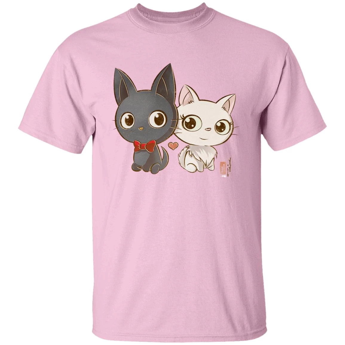 Kiki’s Delivery Service – Jiji And Lily Chibi T Shirt 7 Kiki’s Delivery Service – Jiji And Lily Chibi T Shirt - Image 5