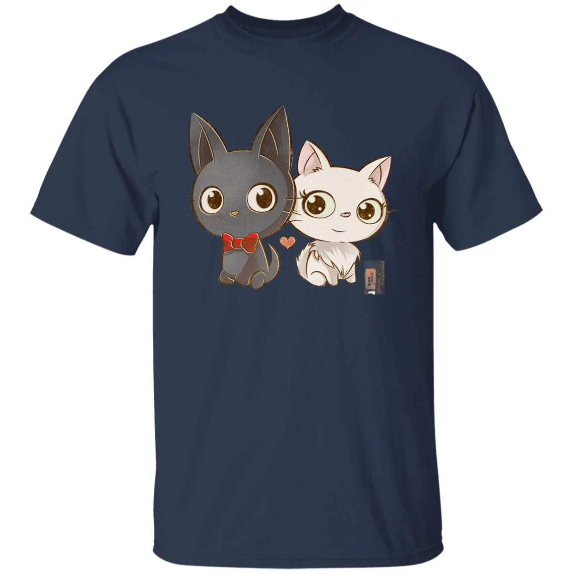 Kiki’s Delivery Service – Jiji And Lily Chibi T Shirt 9 Kiki’s Delivery Service – Jiji And Lily Chibi T Shirt - Image 7