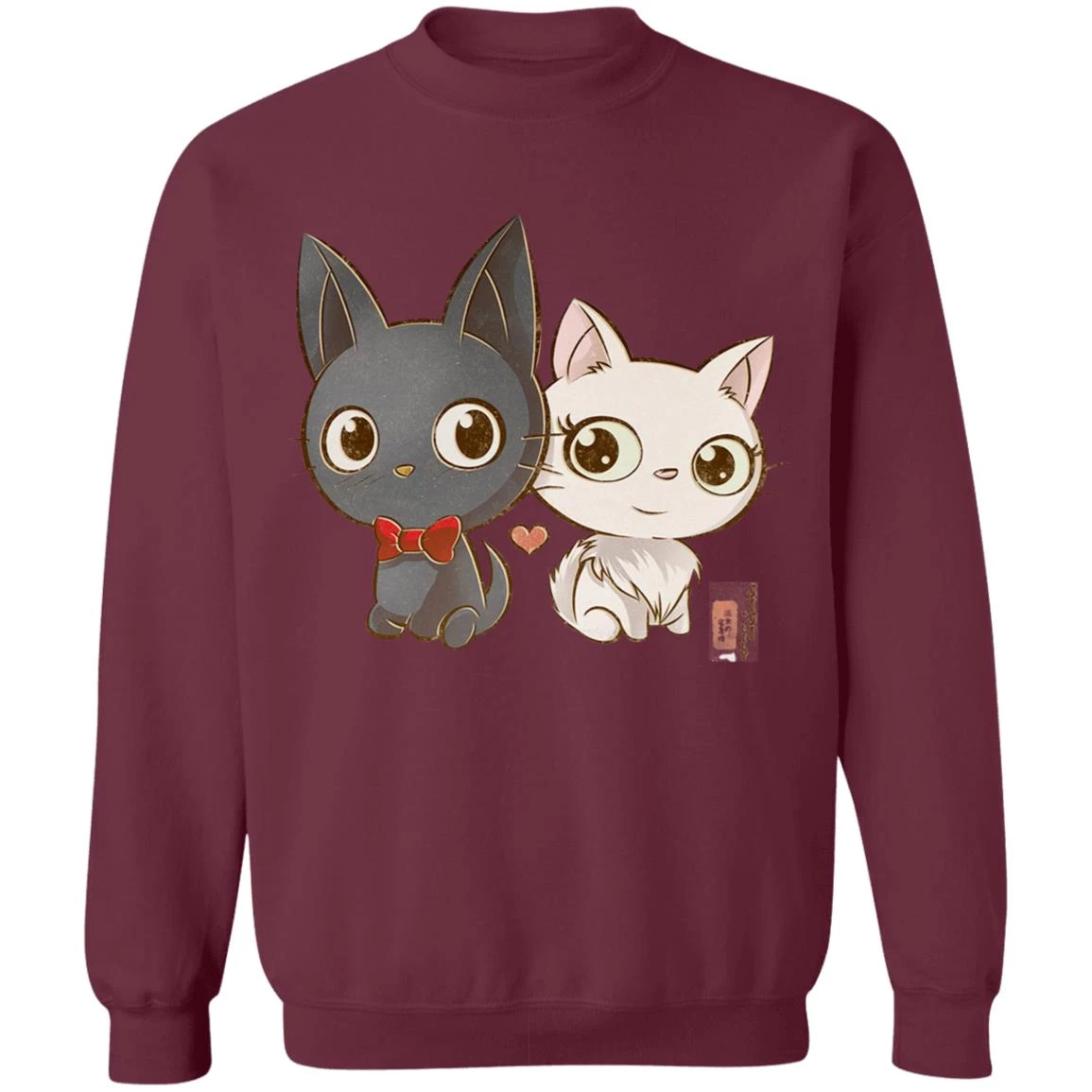Kiki’s Delivery Service – Jiji And Lily Chibi Sweatshirt 16 Kiki’s Delivery Service – Jiji And Lily Chibi Sweatshirt - Image 14