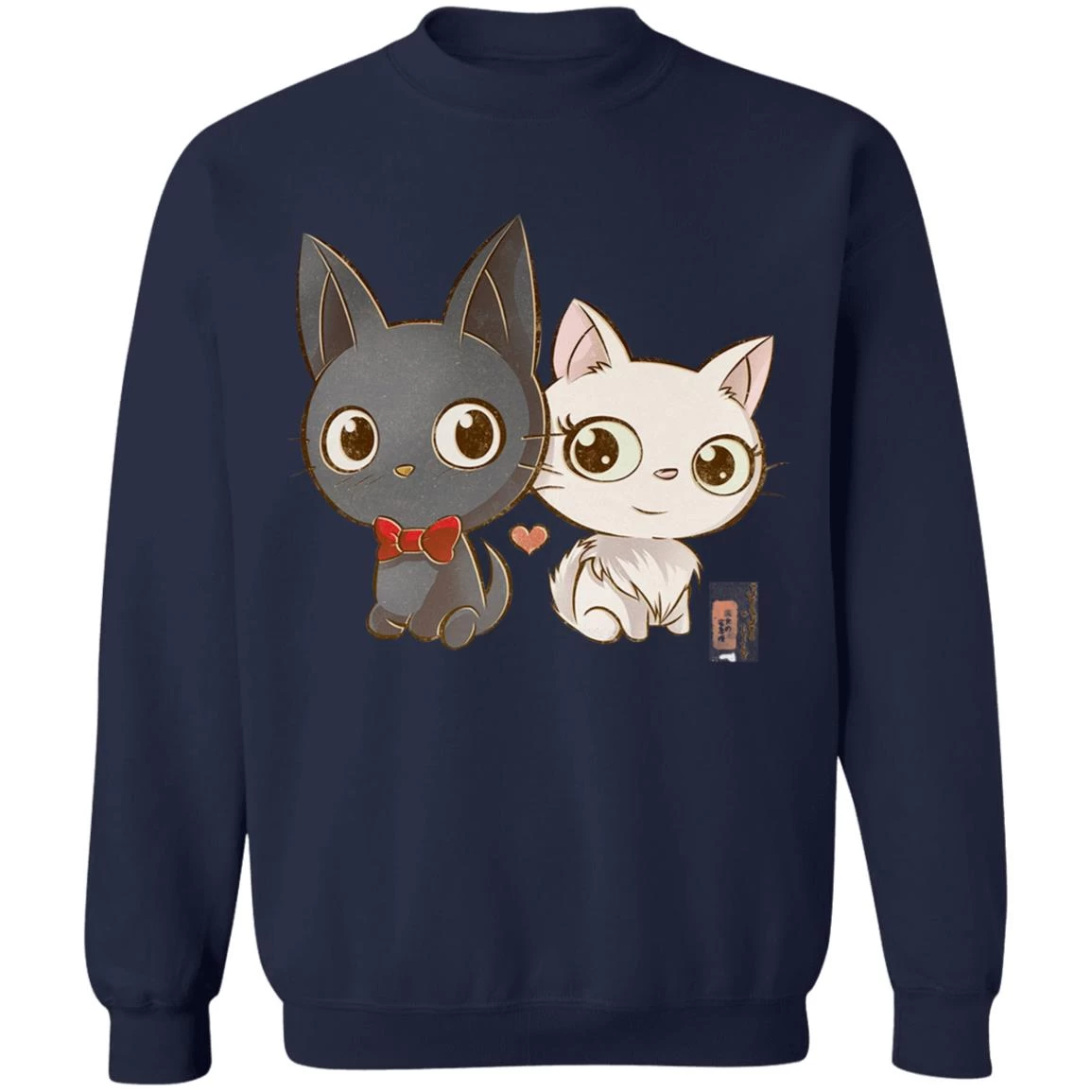 Kiki’s Delivery Service – Jiji And Lily Chibi Sweatshirt 17 Kiki’s Delivery Service – Jiji And Lily Chibi Sweatshirt - Image 15
