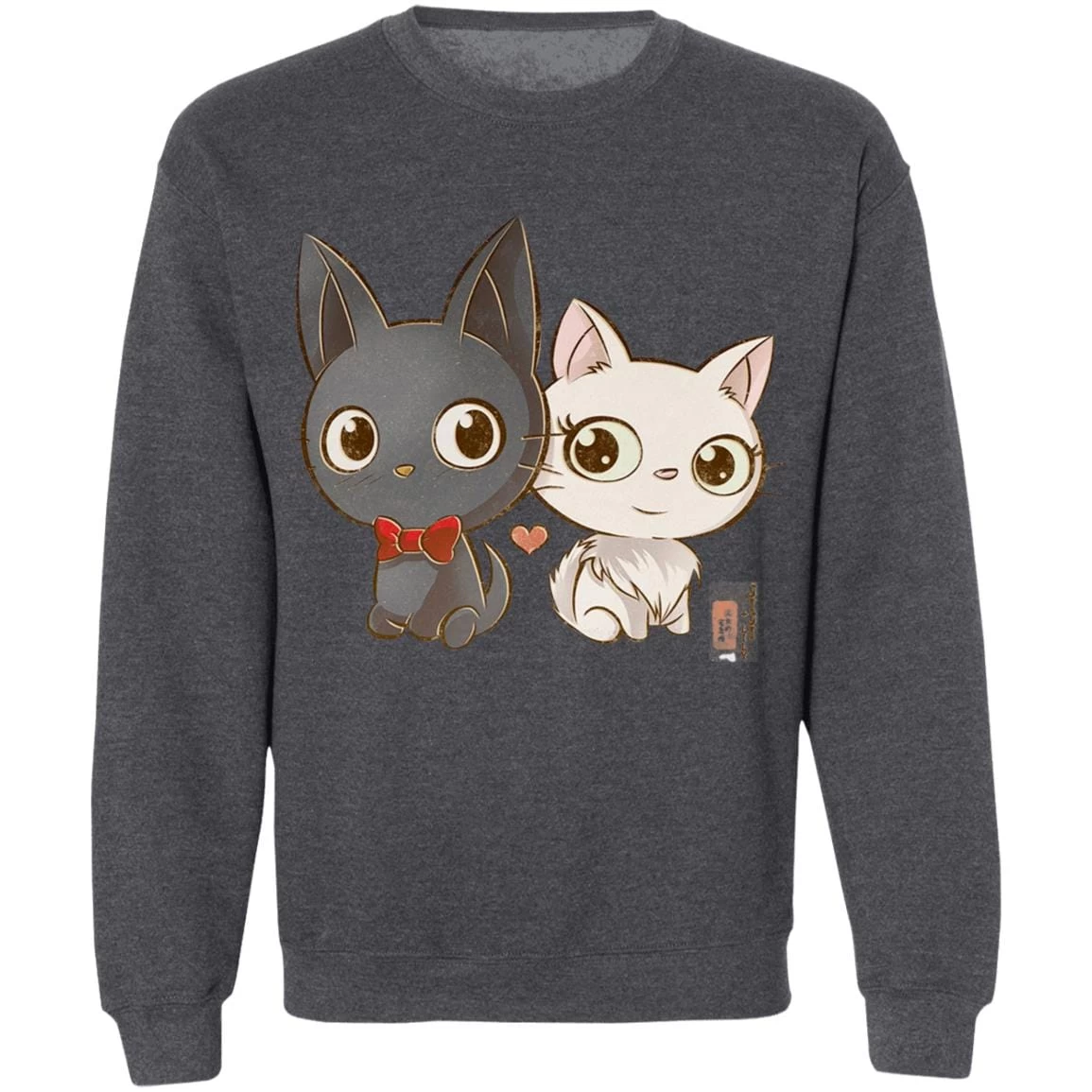 Kiki’s Delivery Service – Jiji And Lily Chibi Sweatshirt 13 Kiki’s Delivery Service – Jiji And Lily Chibi Sweatshirt - Image 11