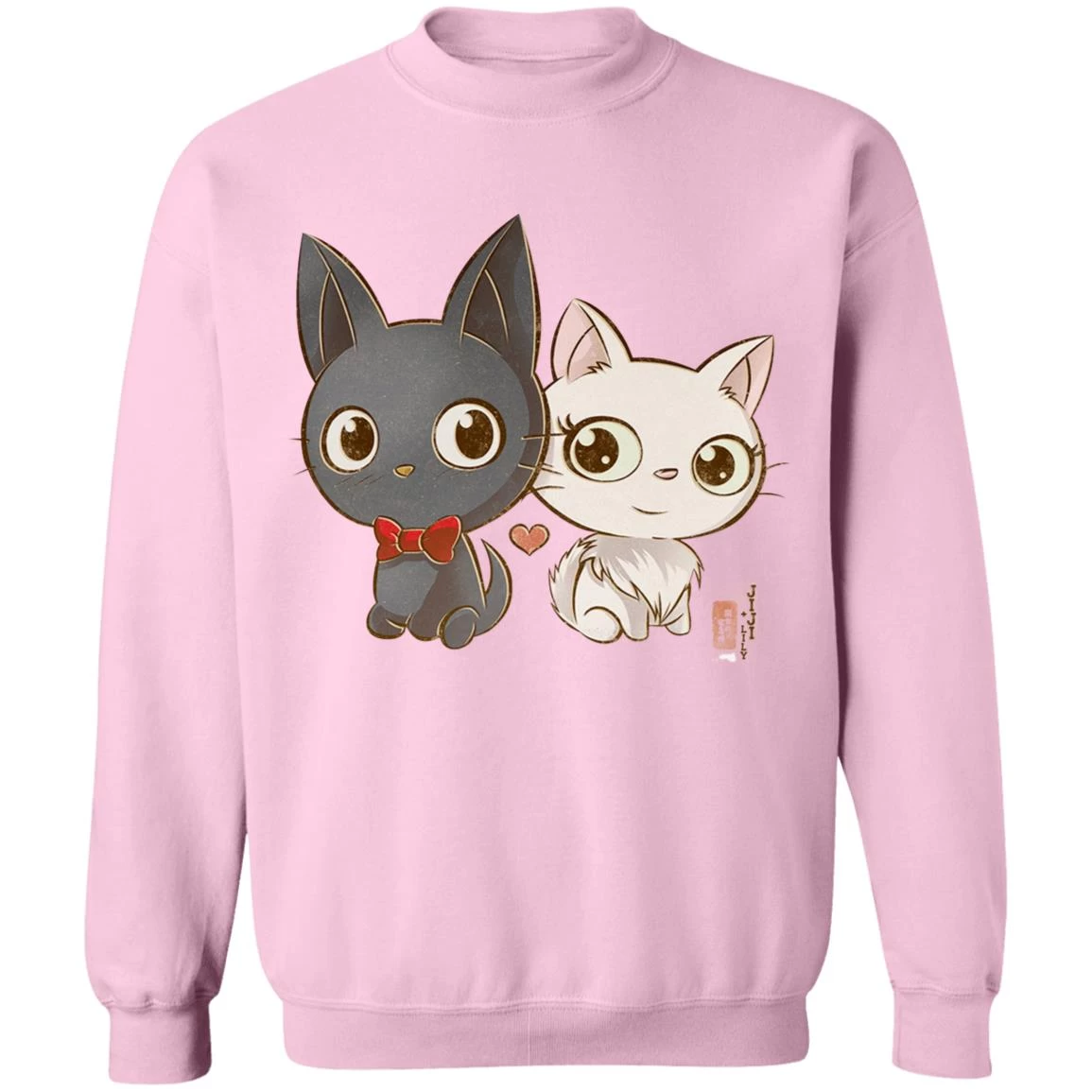 Kiki’s Delivery Service – Jiji And Lily Chibi Sweatshirt 15 Kiki’s Delivery Service – Jiji And Lily Chibi Sweatshirt - Image 13