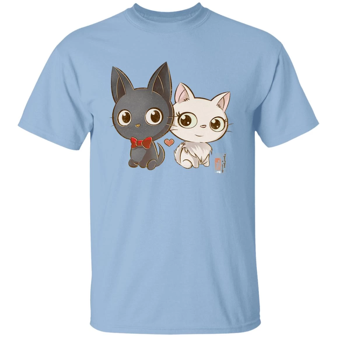 Kiki’s Delivery Service – Jiji And Lily Chibi T Shirt 3 Kiki’s Delivery Service – Jiji And Lily Chibi T Shirt