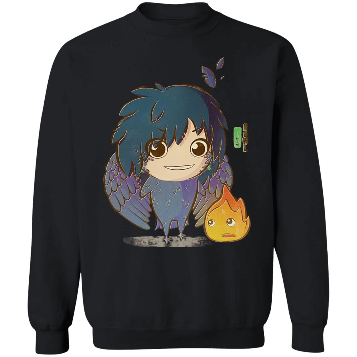 Howl’s Moving Castle – Howl Chibi Sweatshirt 5 Howl’s Moving Castle – Howl Chibi Sweatshirt - Image 3