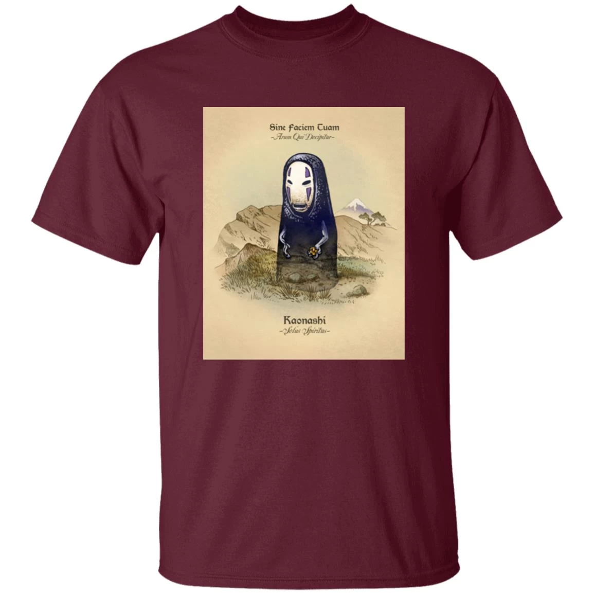 Spirited Away Lonely Kaonashi T Shirt 16 Spirited Away Lonely Kaonashi T Shirt - Image 14