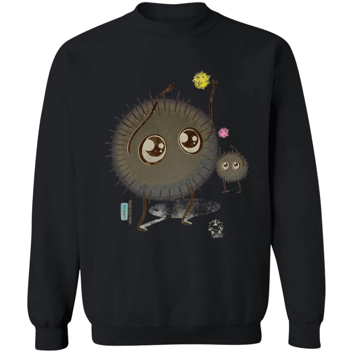 Spirited Away – Soot Spirit Chibi Sweatshirt 5 Spirited Away – Soot Spirit Chibi Sweatshirt - Image 3