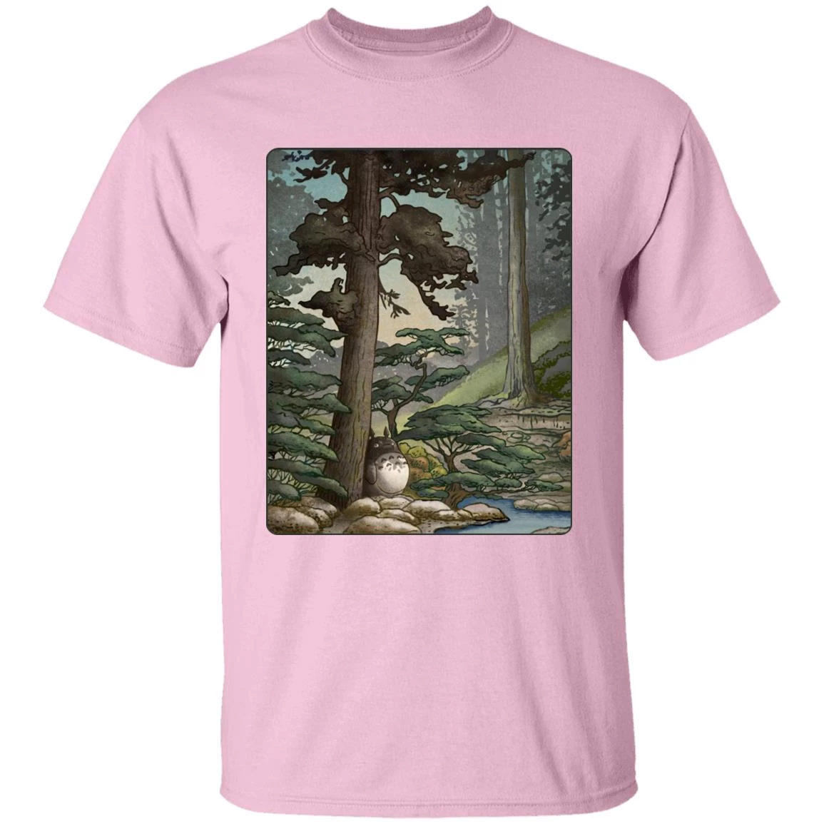 Totoro In The Landscape T Shirt 7 Totoro In The Landscape T Shirt - Image 5