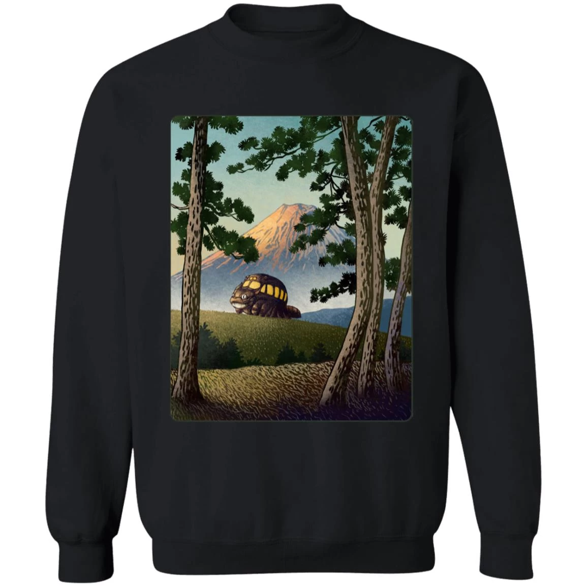 My Neighbor Totoro – Catbus Landscape Sweatshirt 12 My Neighbor Totoro – Catbus Landscape Sweatshirt - Image 10