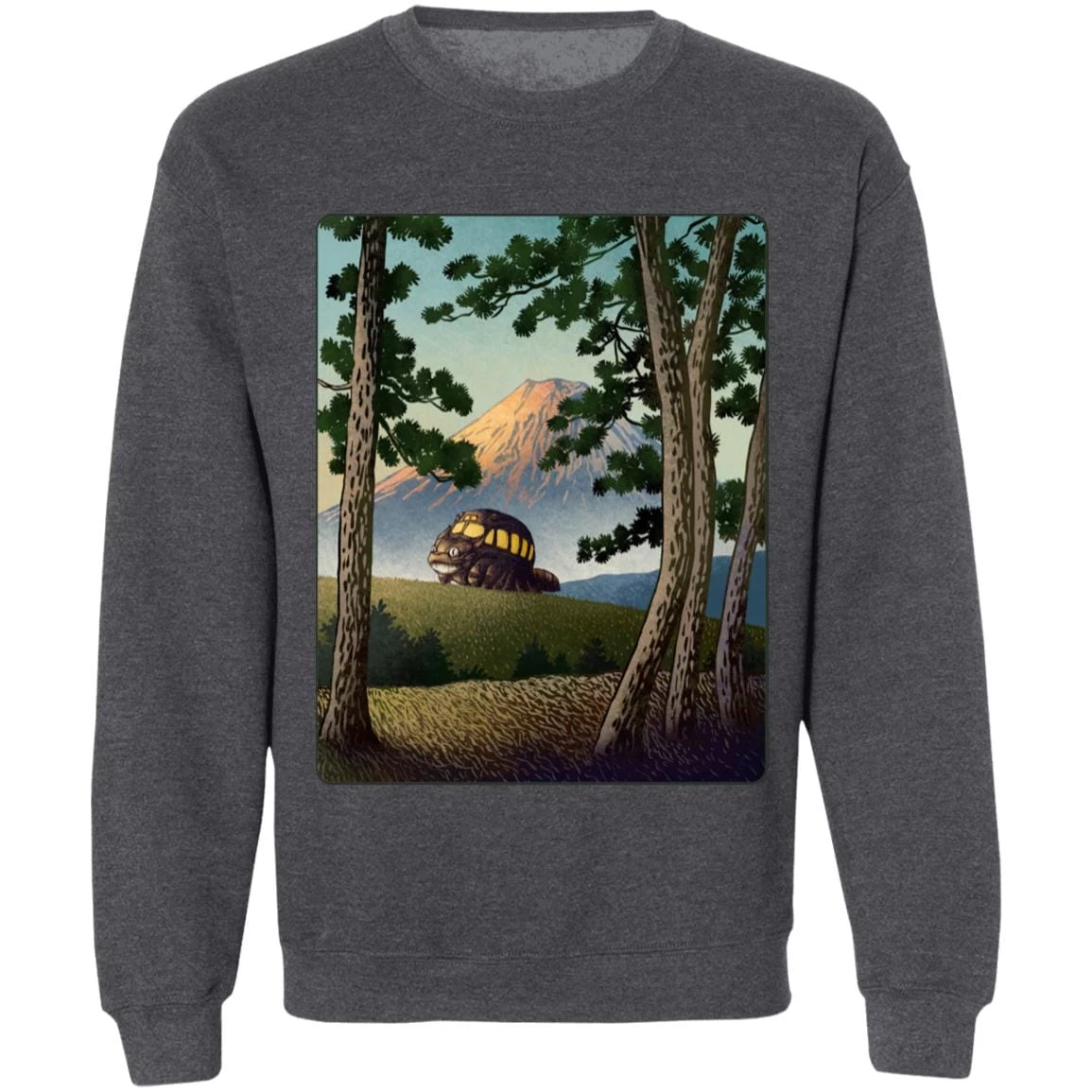 My Neighbor Totoro – Catbus Landscape Sweatshirt 9 My Neighbor Totoro – Catbus Landscape Sweatshirt - Image 7