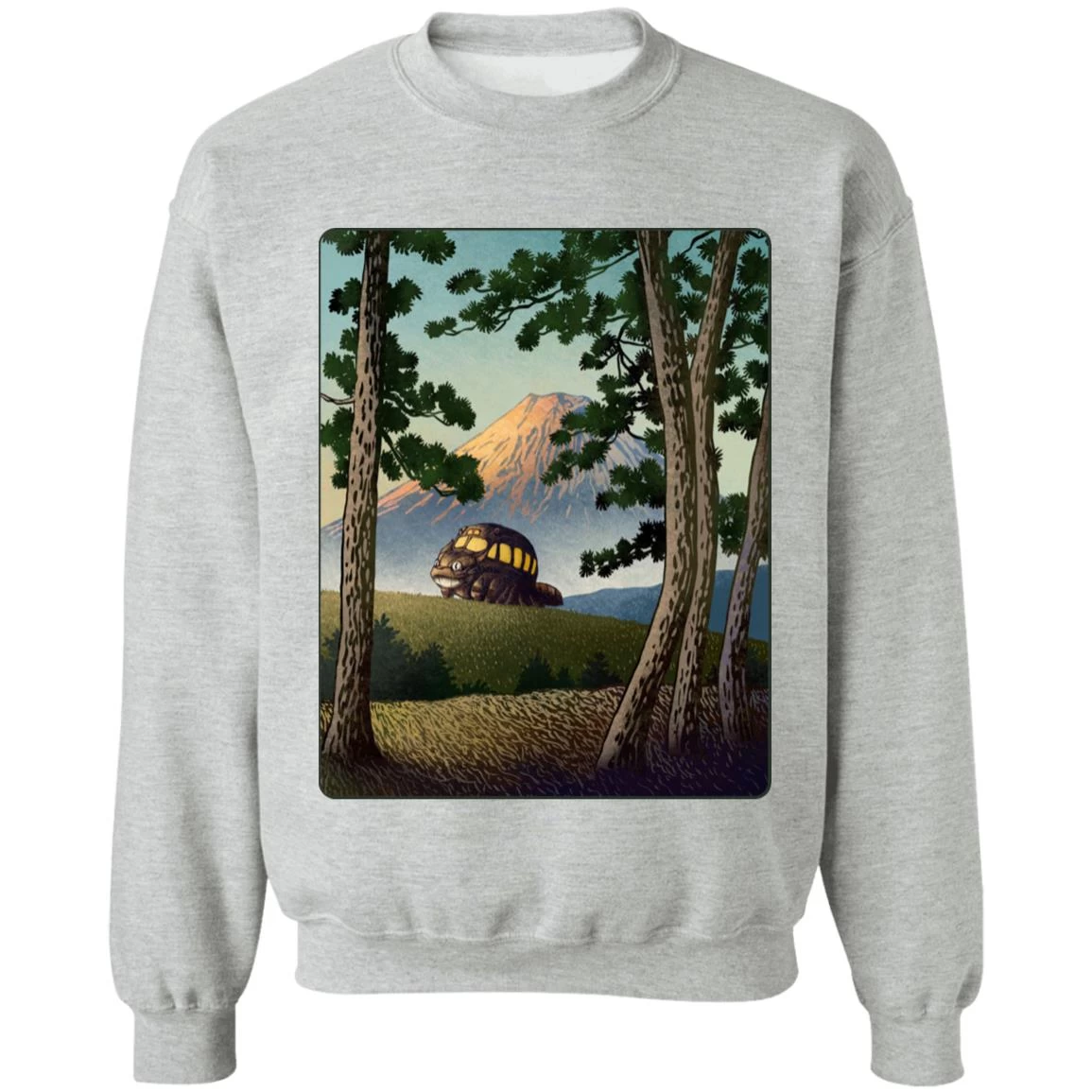 My Neighbor Totoro – Catbus Landscape Sweatshirt 19 My Neighbor Totoro – Catbus Landscape Sweatshirt - Image 17