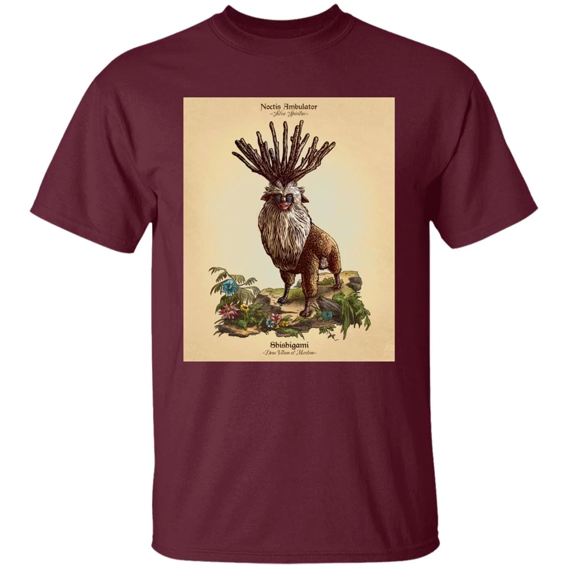 Princess Mononoke – Shishigami Day Time Detailed T Shirt 16 Princess Mononoke – Shishigami Day Time Detailed T Shirt - Image 14