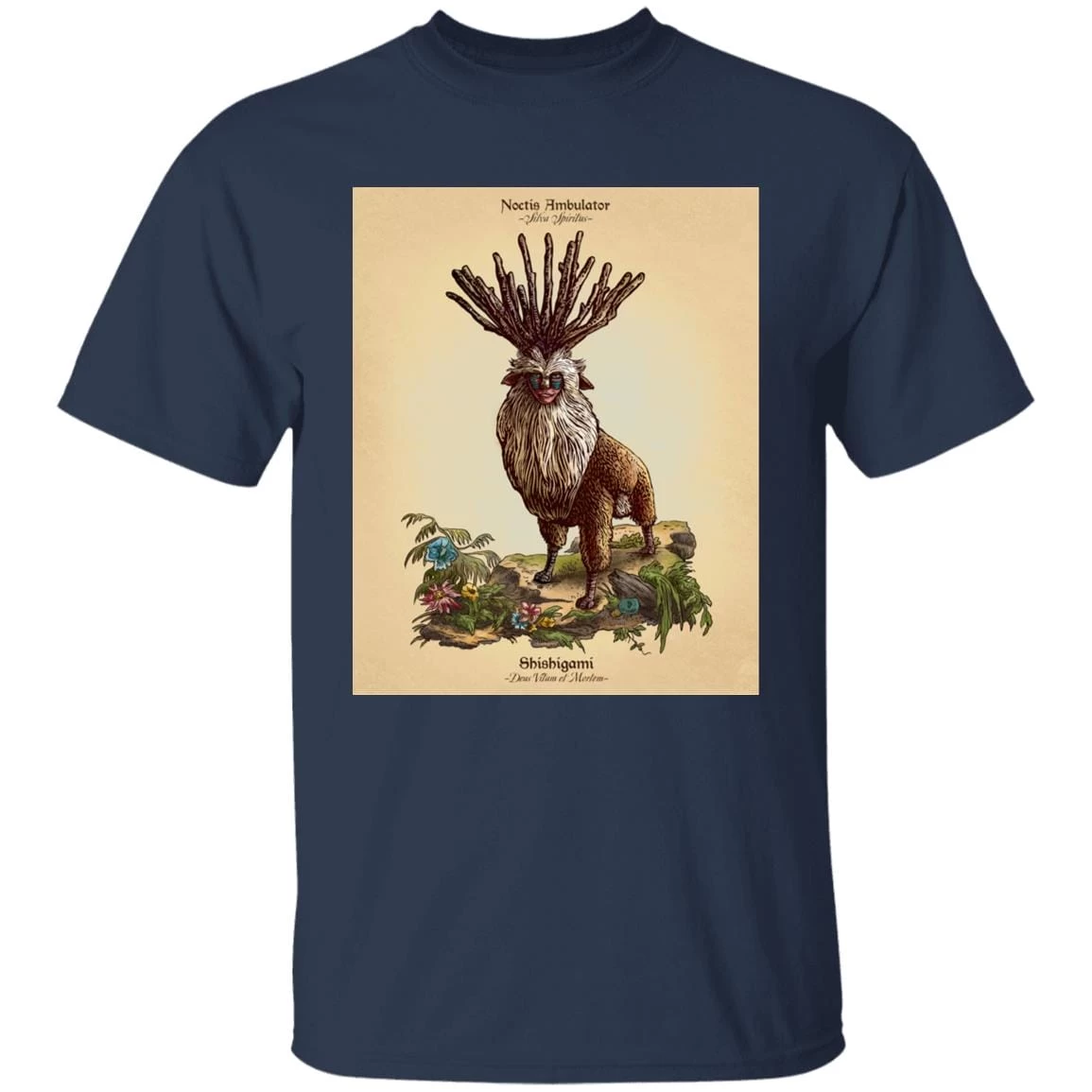 Princess Mononoke – Shishigami Day Time Detailed T Shirt 17 Princess Mononoke – Shishigami Day Time Detailed T Shirt - Image 15