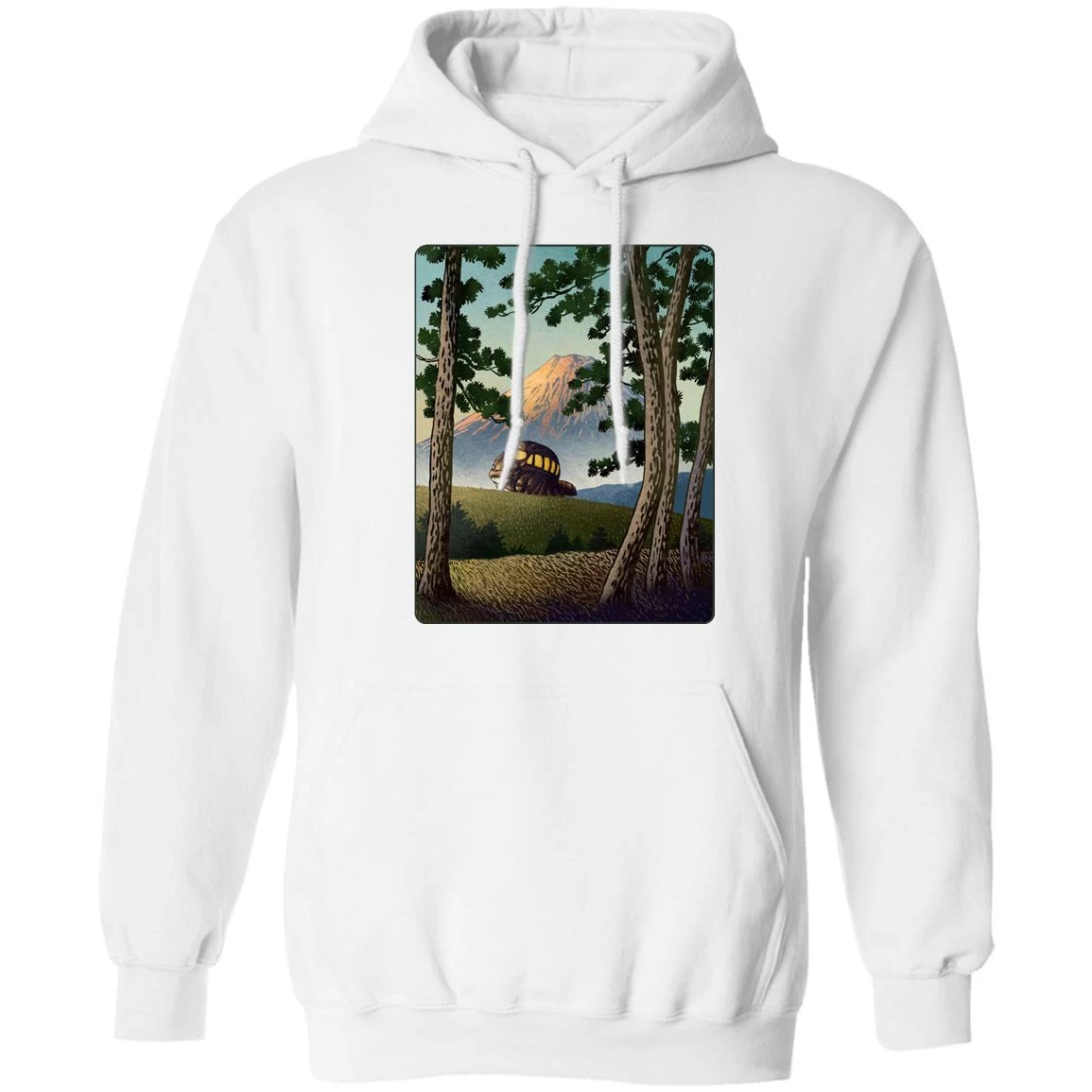 My Neighbor Totoro – Catbus Landscape Hoodie 4 My Neighbor Totoro – Catbus Landscape Hoodie - Image 2